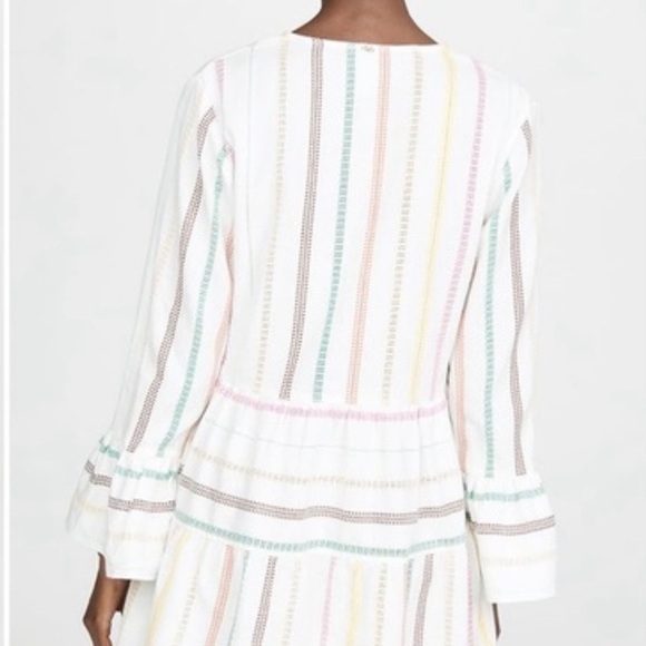 Revolve Pilyq Morgan Multi Stripe CoverUp / Dress Size M/L - Picture 3 of 7